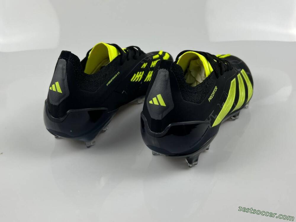 Adidas Predator Accuracy+ FG Low-Tops Soccer Cleats - Black/Yellow