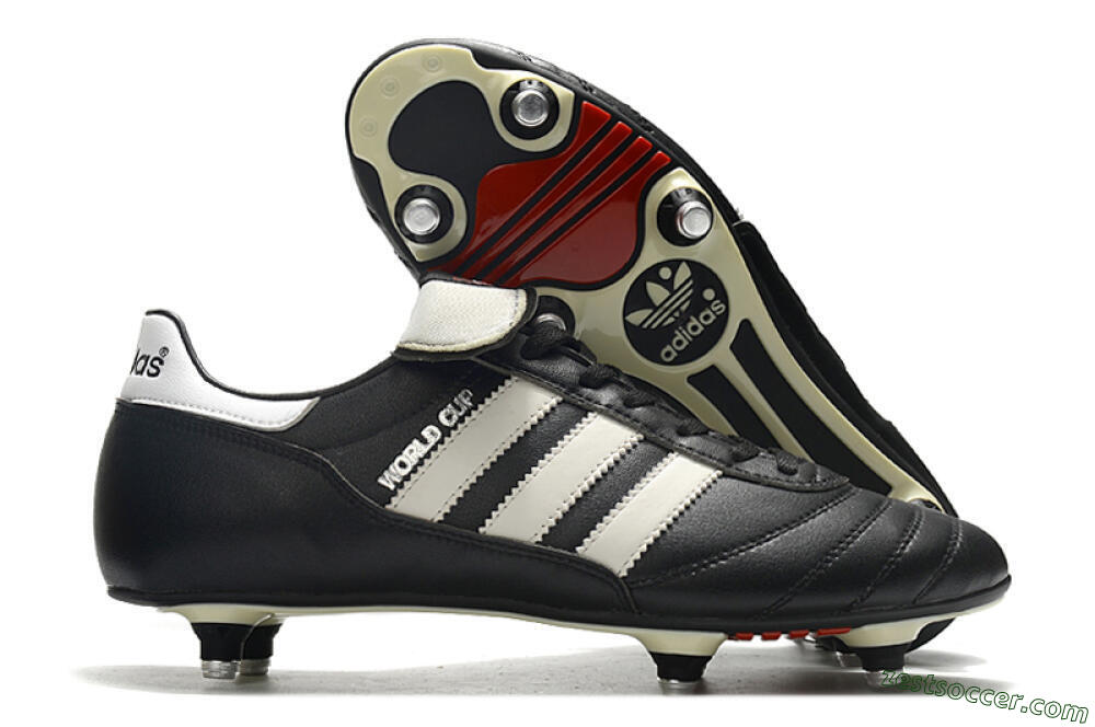Adidas Copa World Cup SG Low-Tops Soccer Cleats - Black/White/Red 0
