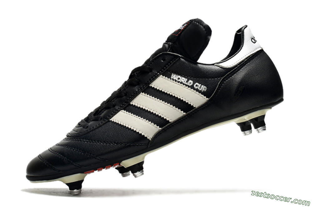 Adidas Copa World Cup SG Low-Tops Soccer Cleats - Black/White/Red 5