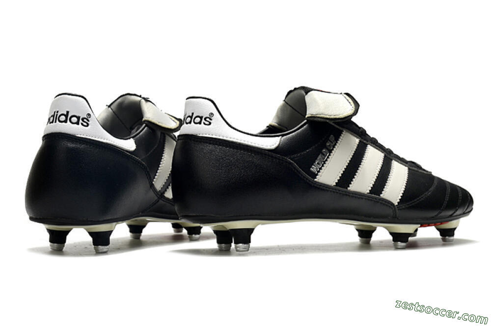 Adidas Copa World Cup SG Low-Tops Soccer Cleats - Black/White/Red 6
