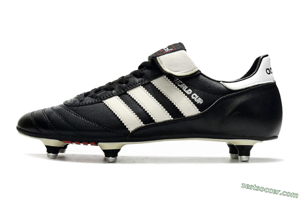 Adidas Copa World Cup SG Low-Tops Soccer Cleats - Black/White/Red 2