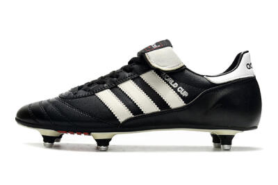 Adidas Copa World Cup SG Low-Tops Soccer Cleats - Black/White/Red