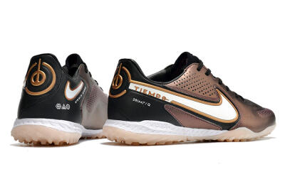Nike React Tiempo Legend 9 Pro TF Low-Tops Soccer Shoes - Gold/White/Black
