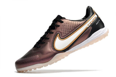 Nike React Tiempo Legend 9 Pro TF Low-Tops Soccer Shoes - Gold/White/Black