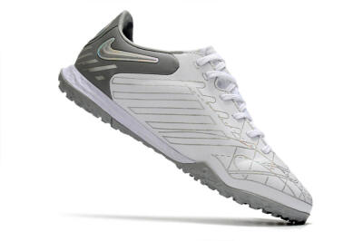 Nike React Tiempo Legend 9 Pro TF Low-Tops Soccer Shoes - Grey/White
