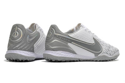 Nike React Tiempo Legend 9 Pro TF Low-Tops Soccer Shoes - Grey/White