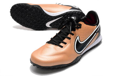 Nike React Tiempo Legend 9 Pro TF Low-Tops Soccer Shoes - Gold/White/Black