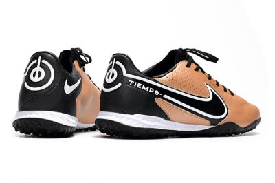 Nike React Tiempo Legend 9 Pro TF Low-Tops Soccer Shoes - Gold/White/Black