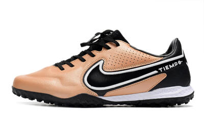 Nike React Tiempo Legend 9 Pro TF Low-Tops Soccer Shoes - Gold/White/Black