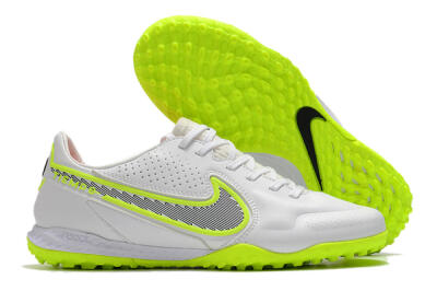 Nike React Tiempo Legend 9 Pro TF Low-Tops Soccer Shoes - White/Yellow/Black