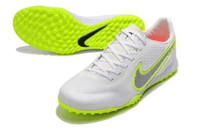 Nike React Tiempo Legend 9 Pro TF Low-Tops Soccer Shoes - White/Yellow/Black