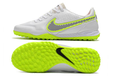 Nike React Tiempo Legend 9 Pro TF Low-Tops Soccer Shoes - White/Yellow/Black