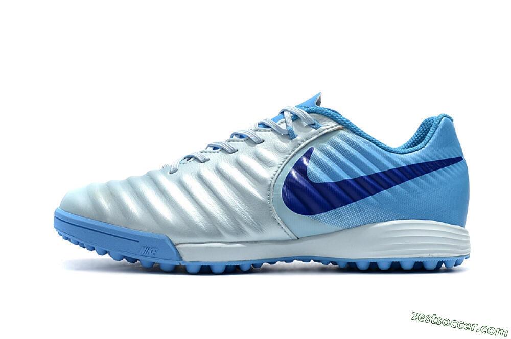 Nike Tiempox Ligera IV TF Low-Tops Soccer Shoes - Jade/Blue 2