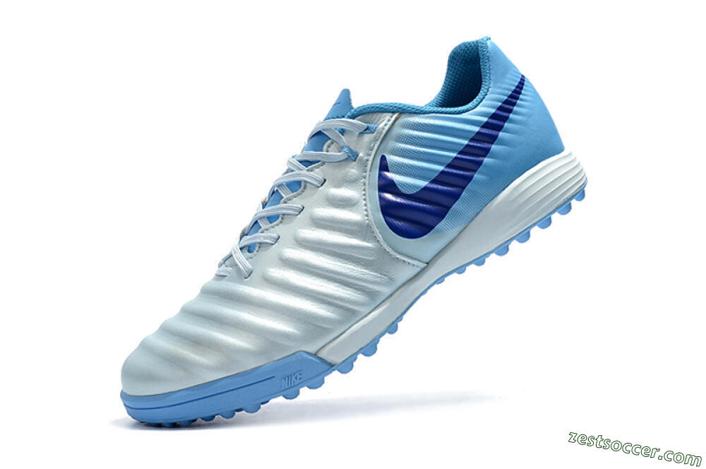 Nike Tiempox Ligera IV TF Low-Tops Soccer Shoes - Jade/Blue 8