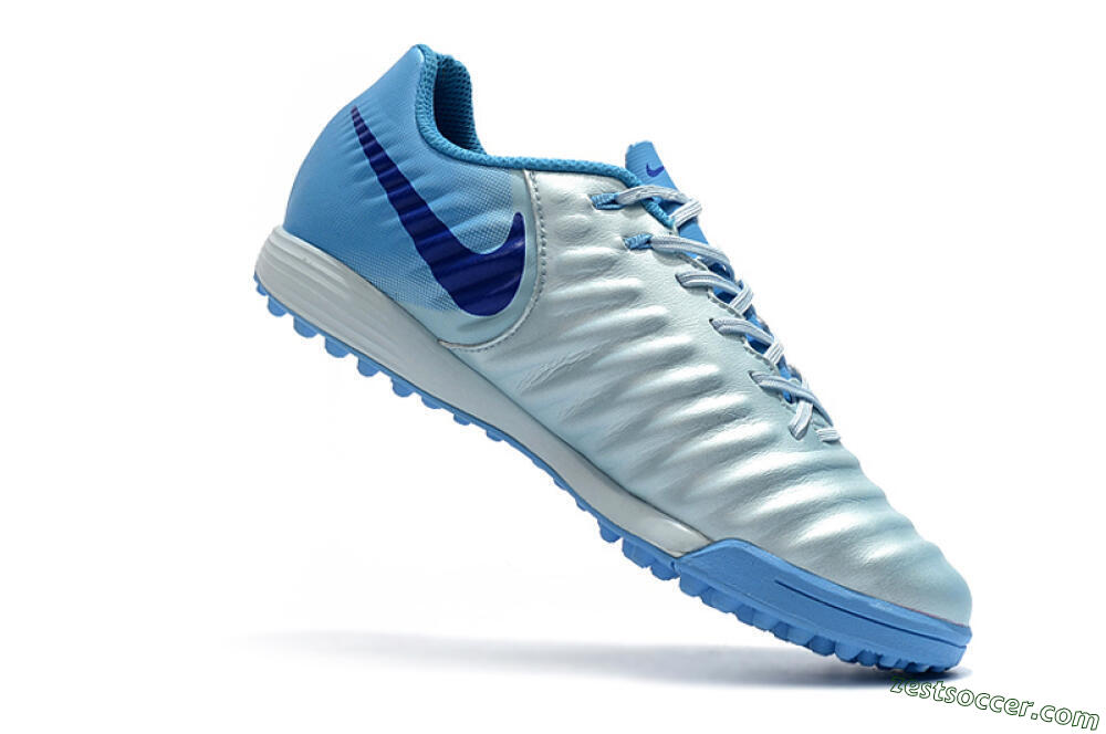 Nike Tiempox Ligera IV TF Low-Tops Soccer Shoes - Jade/Blue 7