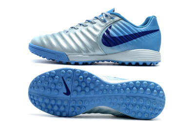 Nike Tiempox Ligera IV TF Low-Tops Soccer Shoes - Jade/Blue