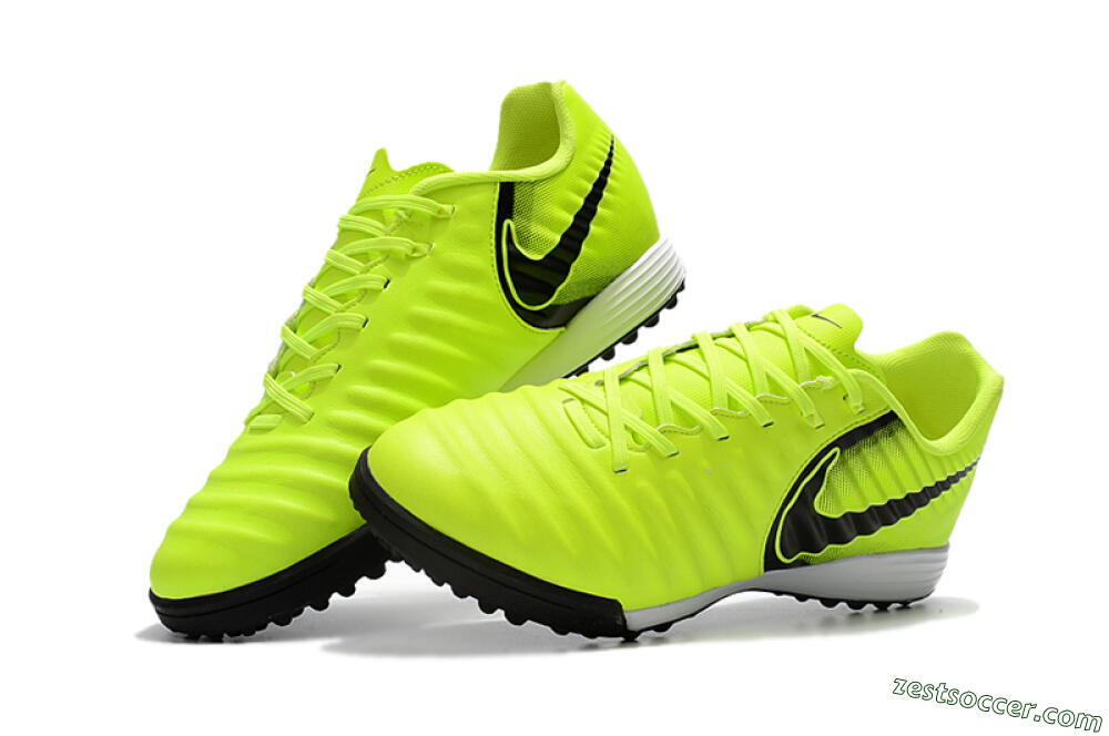 Nike Tiempox Ligera IV TF Low-Tops Soccer Shoes - Yellow/Black/White 6