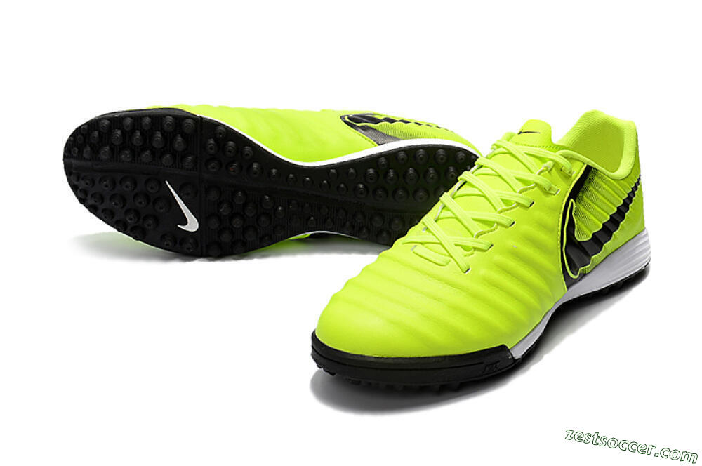 Nike Tiempox Ligera IV TF Low-Tops Soccer Shoes - Yellow/Black/White 3
