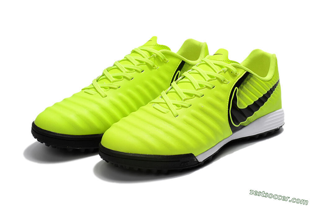 Nike Tiempox Ligera IV TF Low-Tops Soccer Shoes - Yellow/Black/White 5