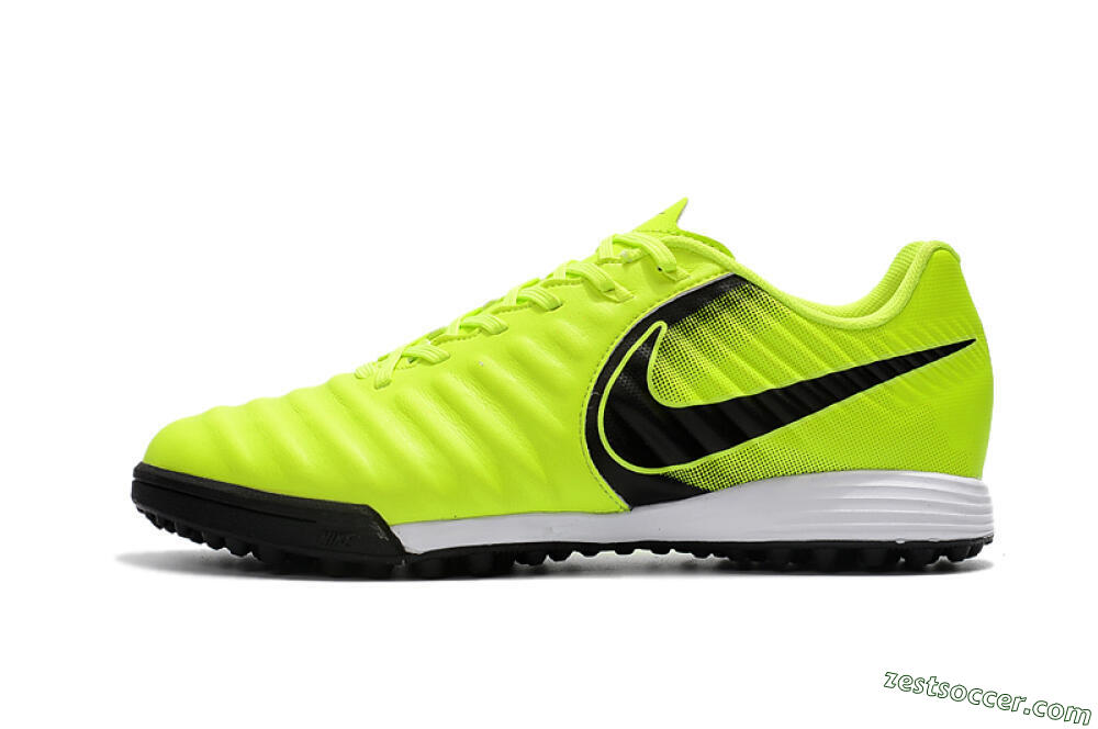 Nike Tiempox Ligera IV TF Low-Tops Soccer Shoes - Yellow/Black/White 2