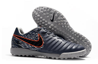 Nike Tiempox Ligera IV TF Low-Tops Soccer Shoes - Grey/Red/Black