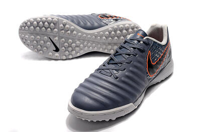 Nike Tiempox Ligera IV TF Low-Tops Soccer Shoes - Grey/Red/Black