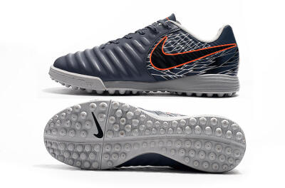Nike Tiempox Ligera IV TF Low-Tops Soccer Shoes - Grey/Red/Black