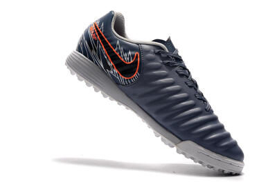 Nike Tiempox Ligera IV TF Low-Tops Soccer Shoes - Grey/Red/Black