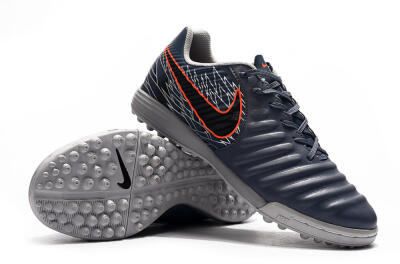 Nike Tiempox Ligera IV TF Low-Tops Soccer Shoes - Grey/Red/Black