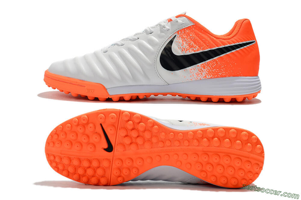 Nike Tiempox Ligera IV TF Low-Tops Soccer Shoes - White/Black/Red 1