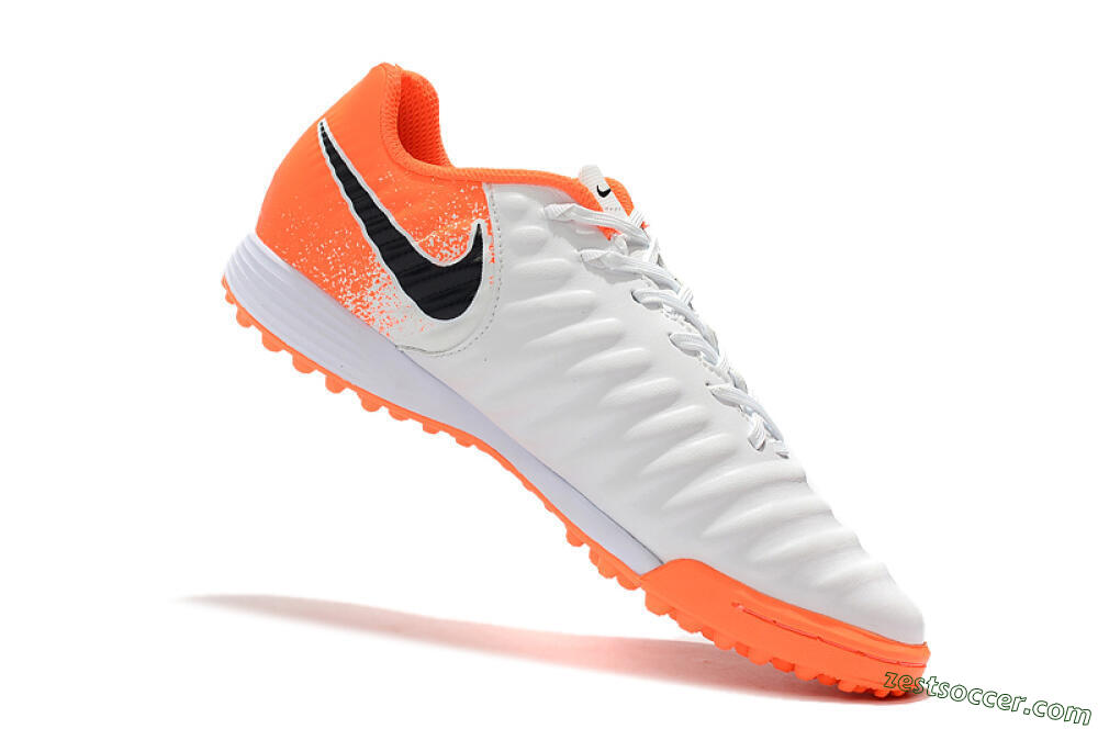 Nike Tiempox Ligera IV TF Low-Tops Soccer Shoes - White/Black/Red 7