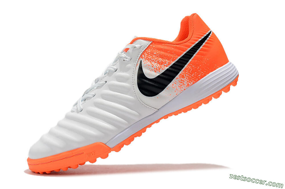 Nike Tiempox Ligera IV TF Low-Tops Soccer Shoes - White/Black/Red 8