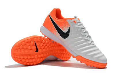 Nike Tiempox Ligera IV TF Low-Tops Soccer Shoes - White/Black/Red
