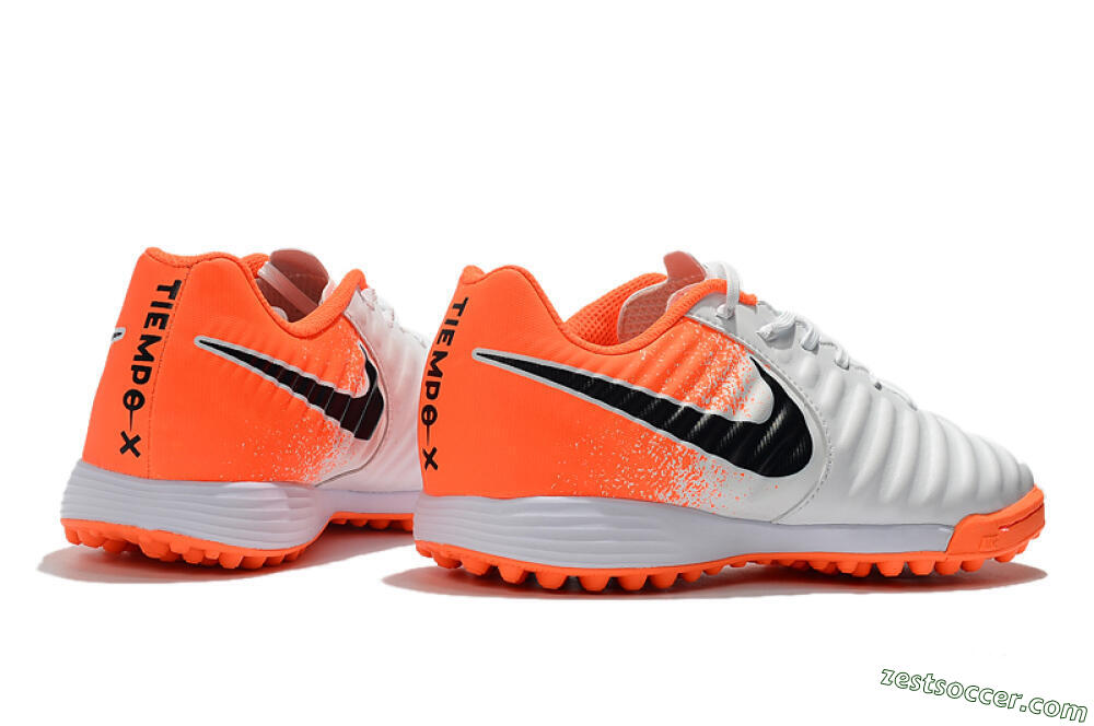 Nike Tiempox Ligera IV TF Low-Tops Soccer Shoes - White/Black/Red 9