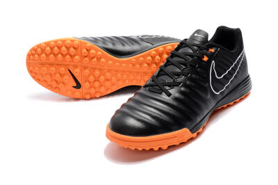 Nike Tiempox Ligera IV TF Low-Tops Soccer Shoes - Black/White/Red