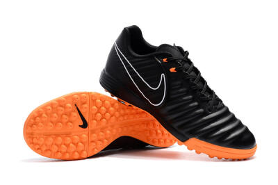 Nike Tiempox Ligera IV TF Low-Tops Soccer Shoes - Black/White/Red