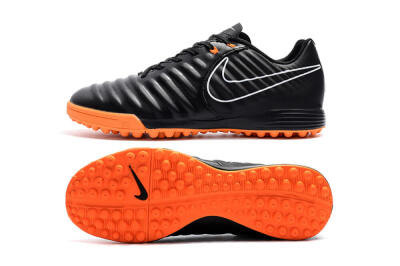 Nike Tiempox Ligera IV TF Low-Tops Soccer Shoes - Black/White/Red