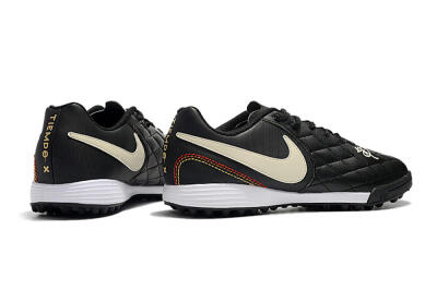 Nike Tiempox Finale 10R TF Low-Tops Soccer Shoes - Black/Beige/White