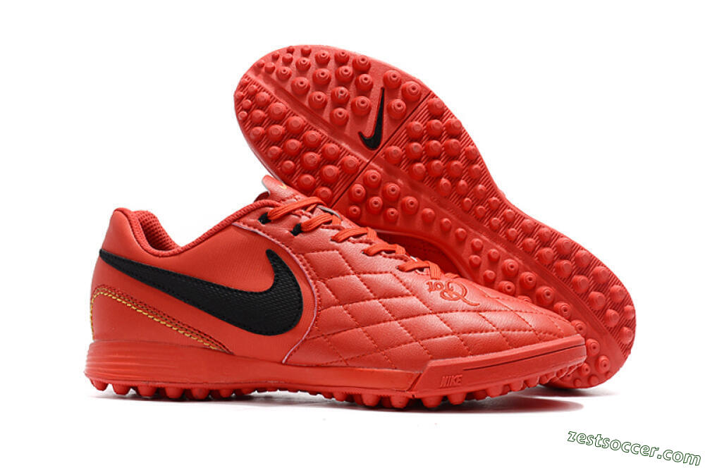 Nike Tiempox Finale 10R TF Low-Tops Soccer Shoes - Red/Black 0