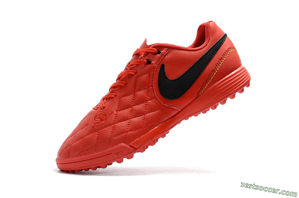 Nike Tiempox Finale 10R TF Low-Tops Soccer Shoes - Red/Black 8