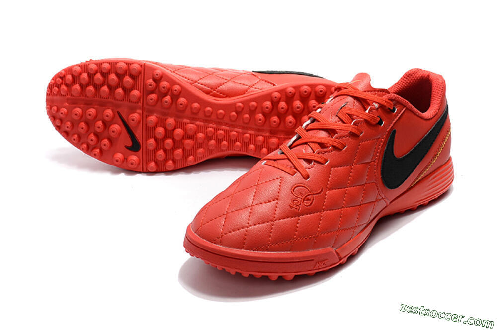 Nike Tiempox Finale 10R TF Low-Tops Soccer Shoes - Red/Black 3