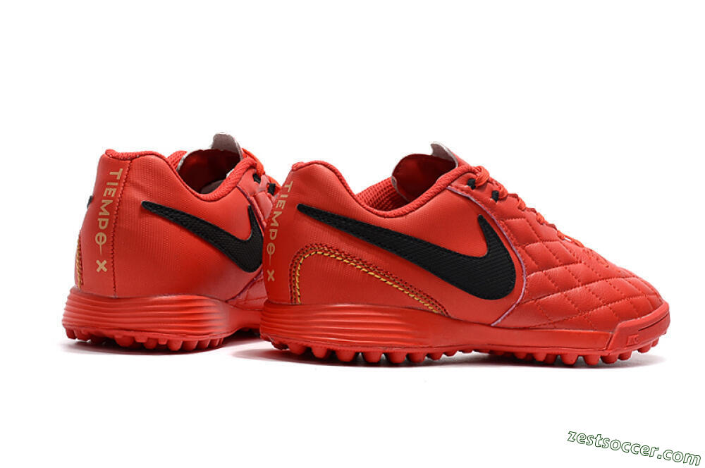 Nike Tiempox Finale 10R TF Low-Tops Soccer Shoes - Red/Black 9