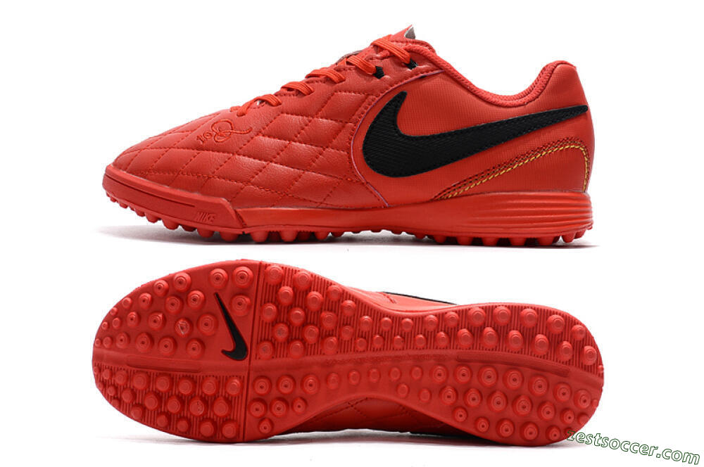 Nike Tiempox Finale 10R TF Low-Tops Soccer Shoes - Red/Black 1