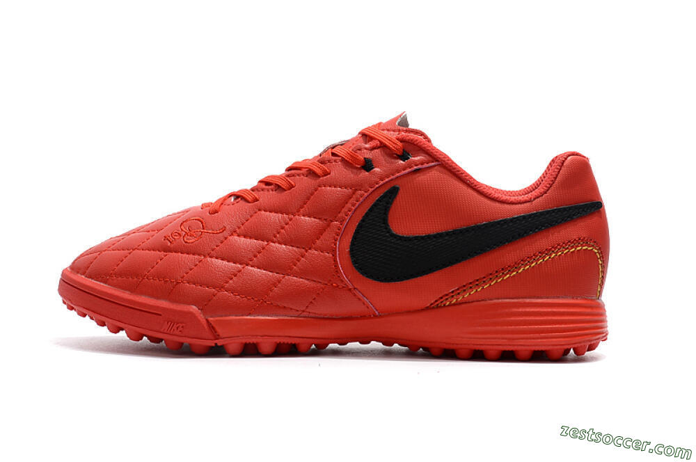 Nike Tiempox Finale 10R TF Low-Tops Soccer Shoes - Red/Black 2