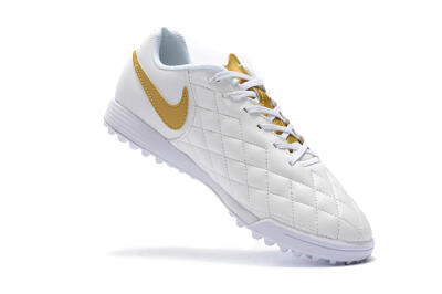 Nike Tiempox Finale 10R TF Low-Tops Soccer Shoes - White/Gold/Red