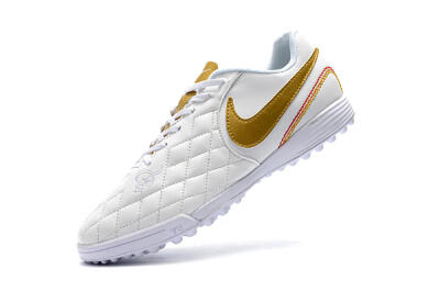 Nike Tiempox Finale 10R TF Low-Tops Soccer Shoes - White/Gold/Red
