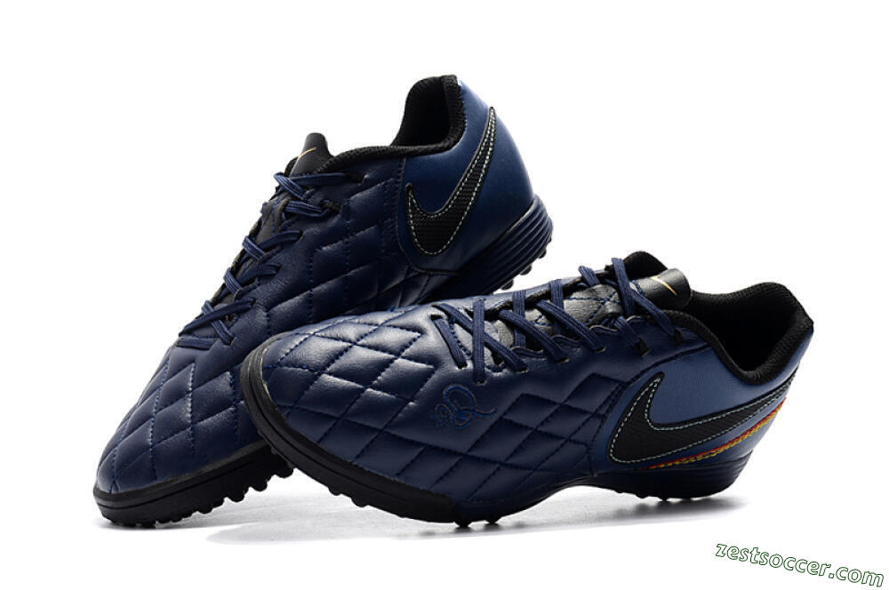 Nike Tiempox Finale 10R TF Low-Tops Soccer Shoes - Blue/Black/Red 6
