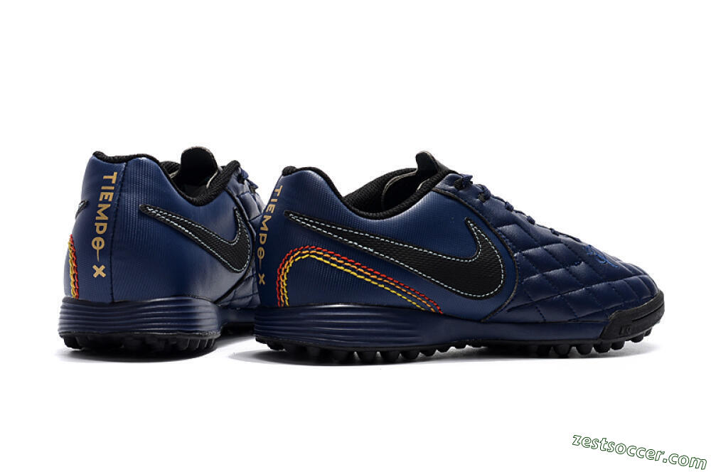 Nike Tiempox Finale 10R TF Low-Tops Soccer Shoes - Blue/Black/Red 9