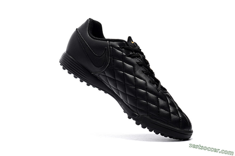Nike Tiempox Finale 10R TF Low-Tops Soccer Shoes - Black/Red/Yellow 7