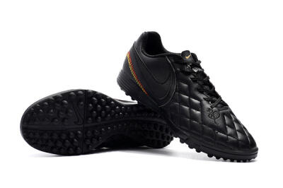 Nike Tiempox Finale 10R TF Low-Tops Soccer Shoes - Black/Red/Yellow
